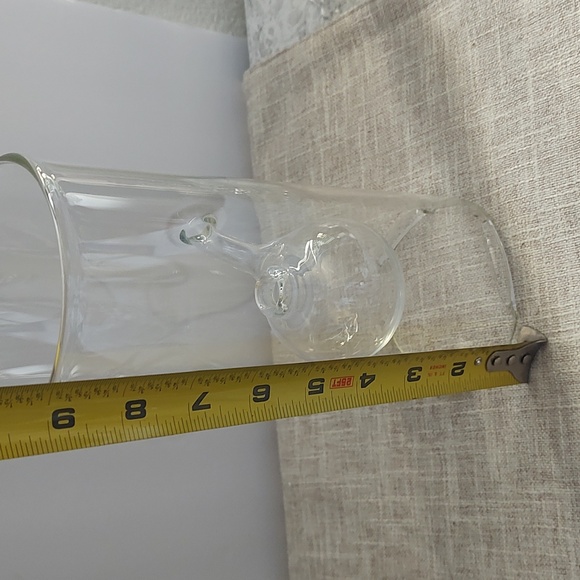 Wolford Glass Oil Lamp 9 In pre-owned vintage - Picture 11 of 11
